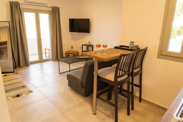 Eetgedeelte appartement Kreta