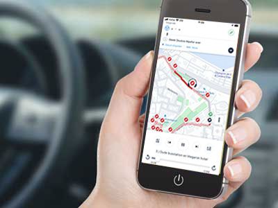 Routes Kreta op mobiel